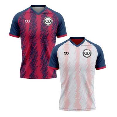 Reversible Single Ply V-Neck Soccer Jersey