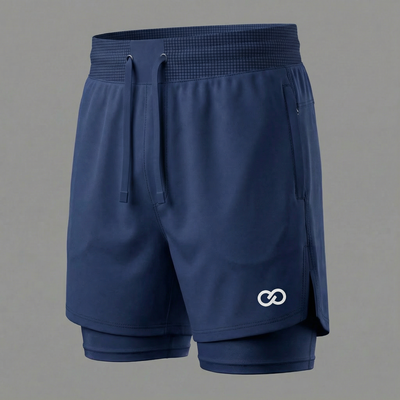 Pro 2-in-1 Running Shorts, Half Front Mockup
