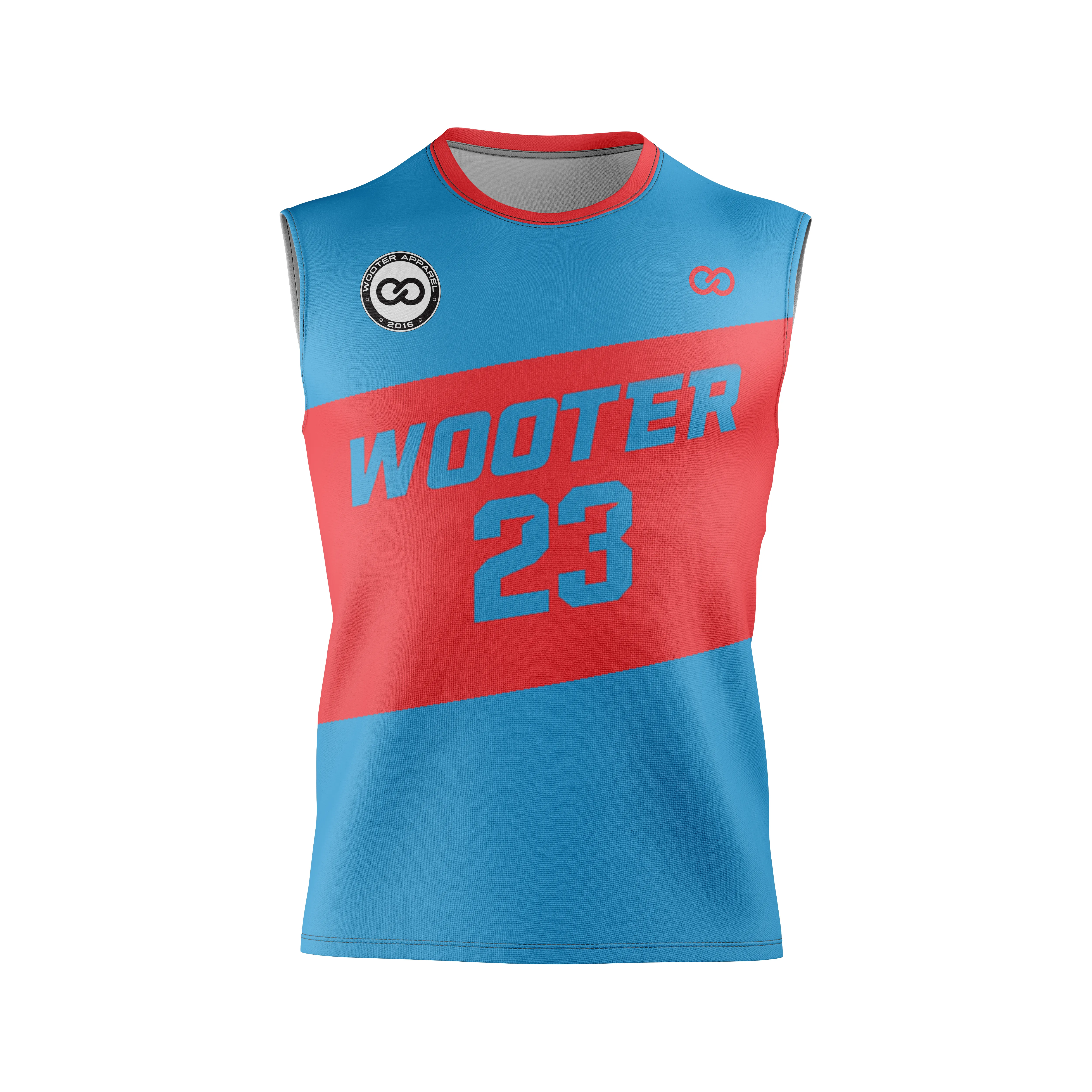 Wooter Custom Sleeveless Crew Neck Volleyball Jerseys| Buy Online