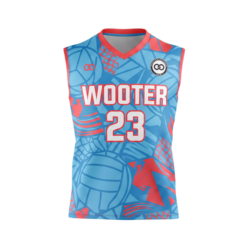 Wooter Custom Sleeveless V-Neck Volleyball Jerseys| Buy Online