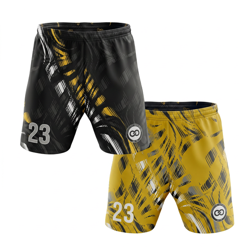 single ply reversible soccer shorts mockup for wooter apparel