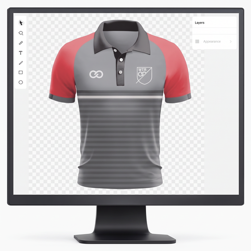 Get a free custom golf shirt design with Wooter Apparel and order in just a few clicks.