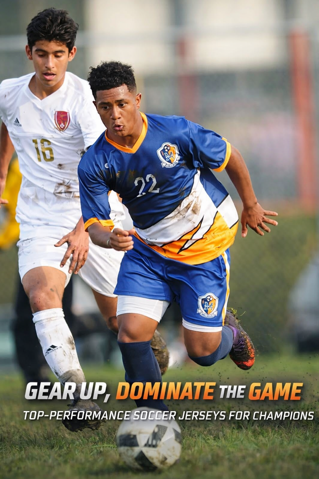 Custom V-Neck Soccer Jerseys