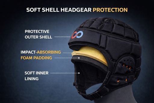 soft shell headgear protection