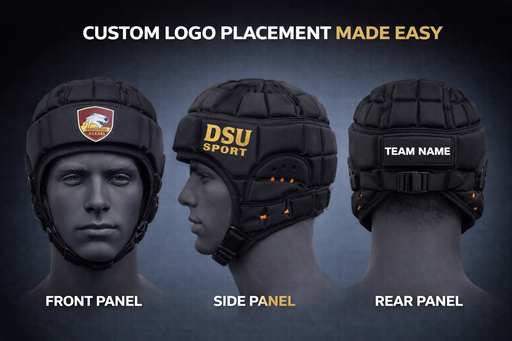 custom logo placement headgear