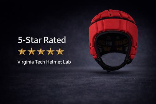 Virginia Tech 5 star rated headgear