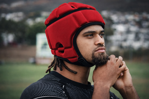 GameBreaker PRO headgear worn in play