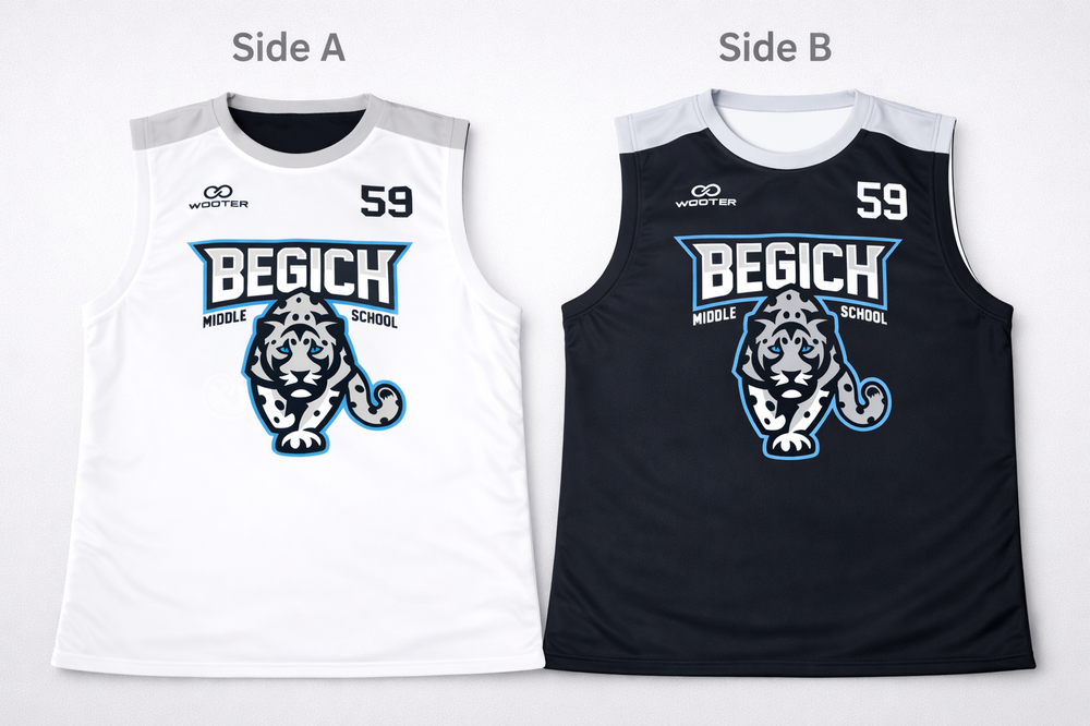 Custom Reversible Round Neck Basketball Jerseys