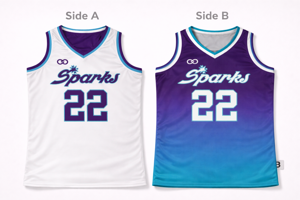 Custom Reversible Racerback Basketball Jerseys (Womens/Girls)