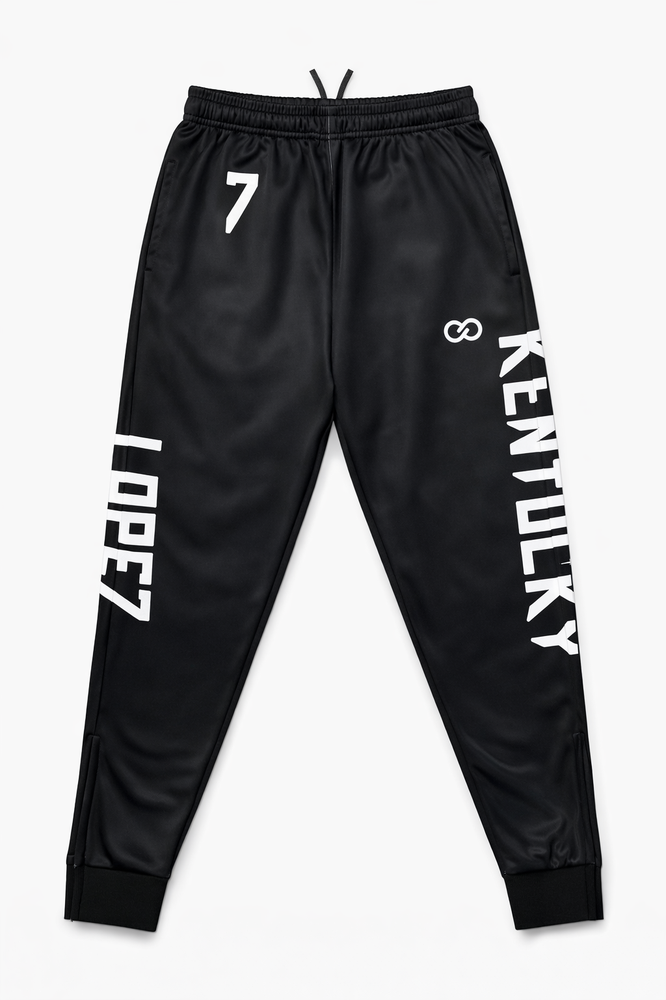 Custom Jogger Pants with Side Zip