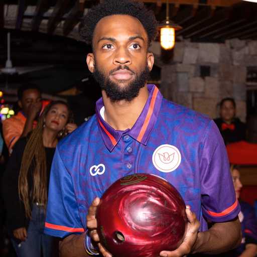 Man wearing custom sublimated polo shirt with sports team logo