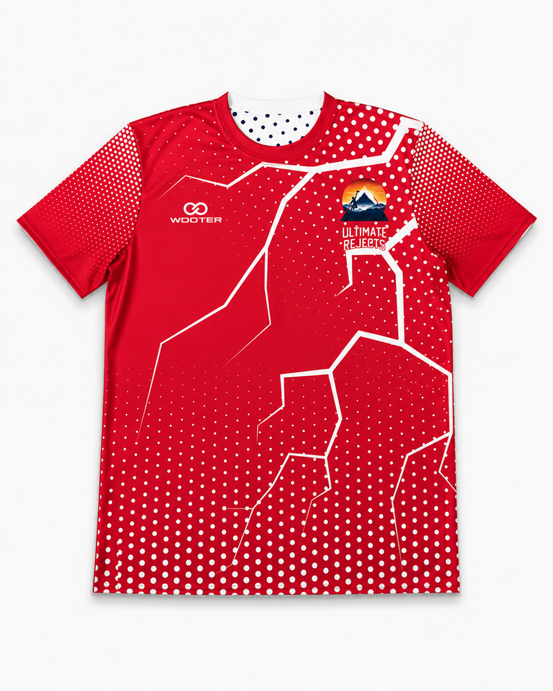 Custom Reversible Soccer Jerseys Crew Neck Side A front view