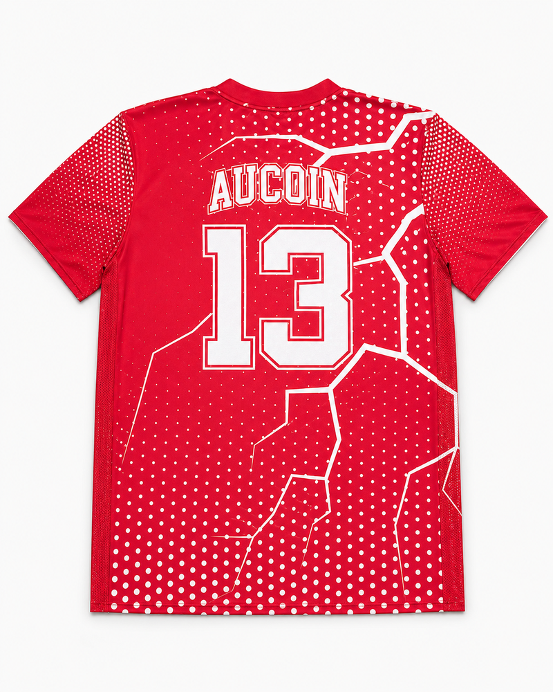 Custom Reversible Soccer Jerseys Crew Neck Side A back view