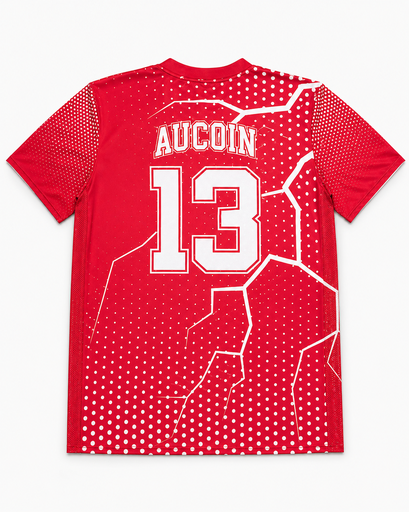 Custom Reversible Soccer Jerseys Crew Neck Side A back view