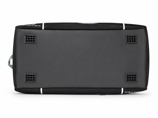 Bottom view of extra large softball duffle bag with reinforced base
