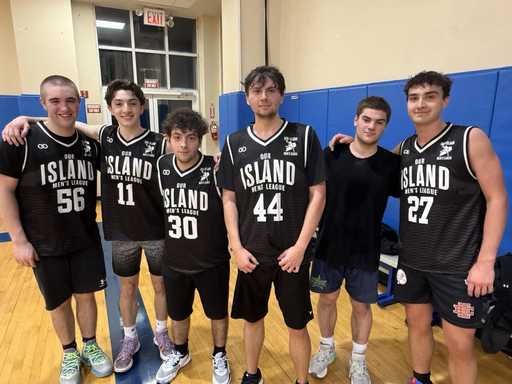 Youth team wearing custom basketball practice jerseys after a game