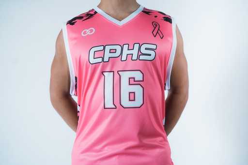 Custom V-Neck Jersey for Basketball with Player Number