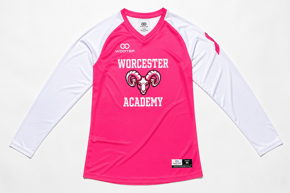 Custom Long Raglan Sleeve V-Neck Soccer Jerseys