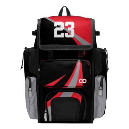 Custom Elite Baseball/Softball Backpacks - 03 - Wave