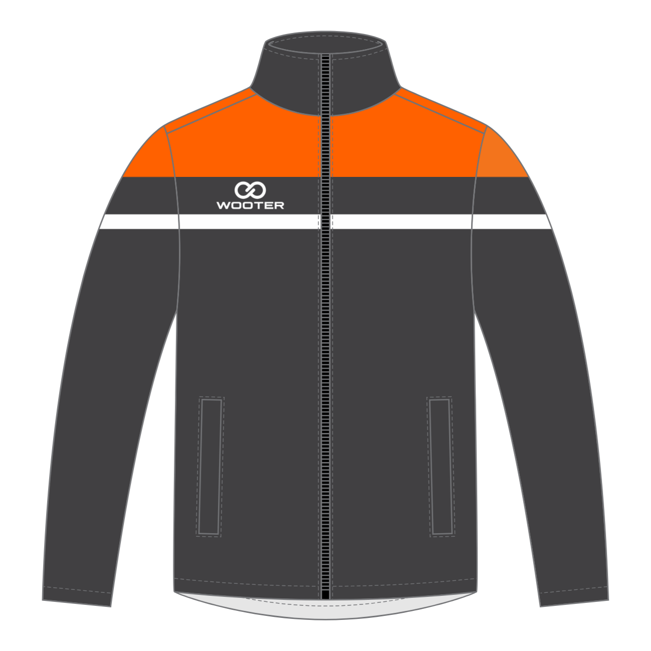 Custom Cuffless Warmup Jackets - 002