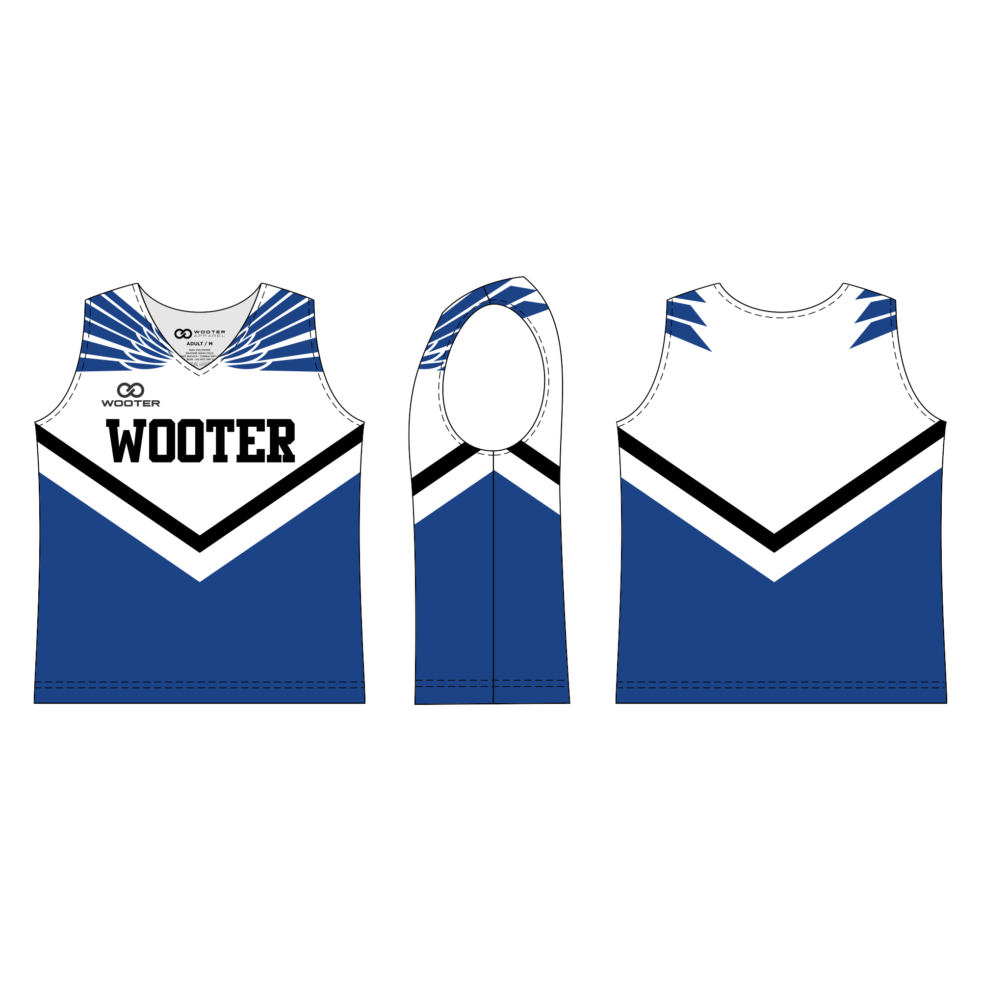 Custom Sleeveless Cheerleading Shells - 022