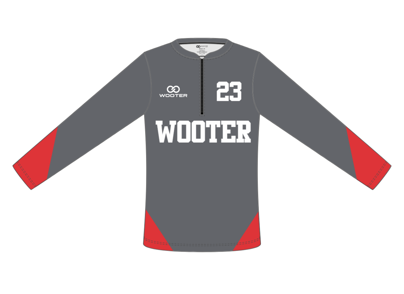 Custom ¼ Zip Long Sleeve Shooting Shirts - 008