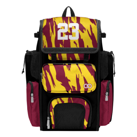 Custom Elite Baseball/Softball Backpacks - 06 - Tiger