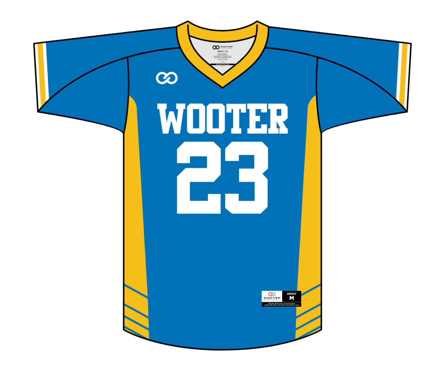 Custom Short Sleeve Lacrosse Jerseys - 004