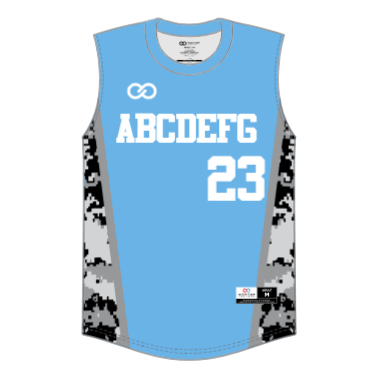Custom Lightweight Sleeveless Crew Neck Softball Jerseys - 02 - Camo