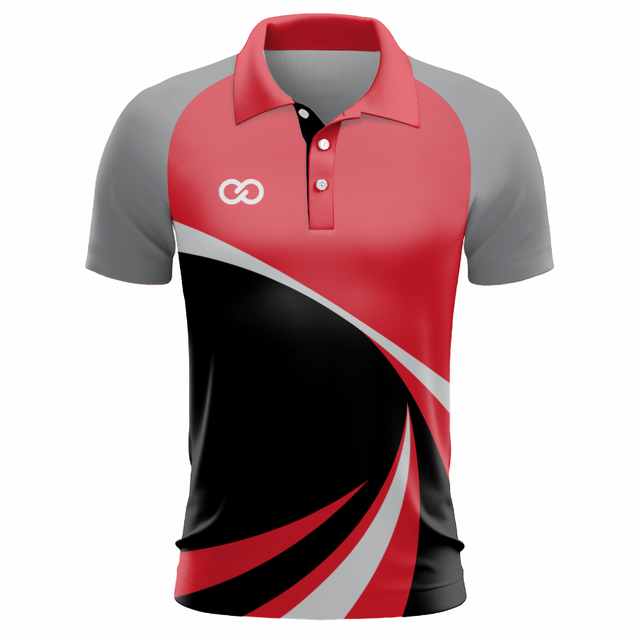 Custom Polo Shirts (Raglan Sleeve) - 05 - Wave