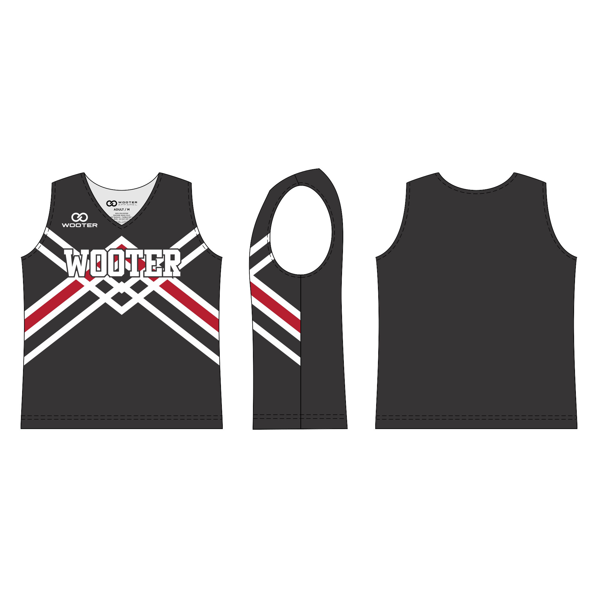 Custom Sleeveless Cheerleading Shells - 007