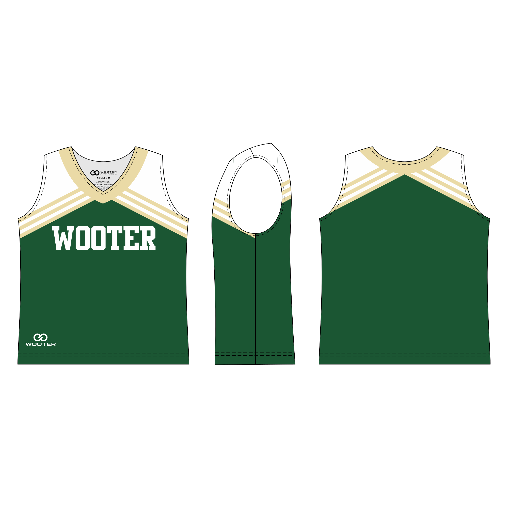 Custom Sleeveless Cheerleading Shells - 010