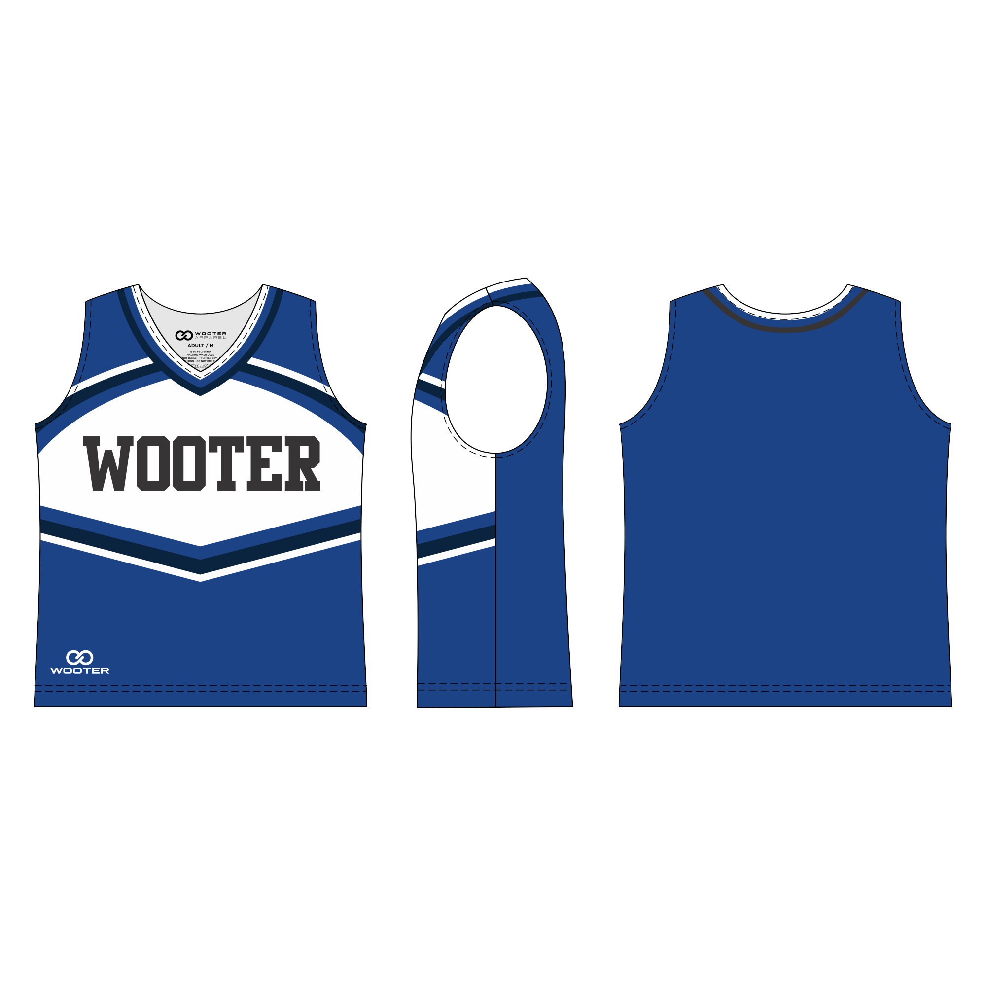 Custom Sleeveless Cheerleading Shells - 017