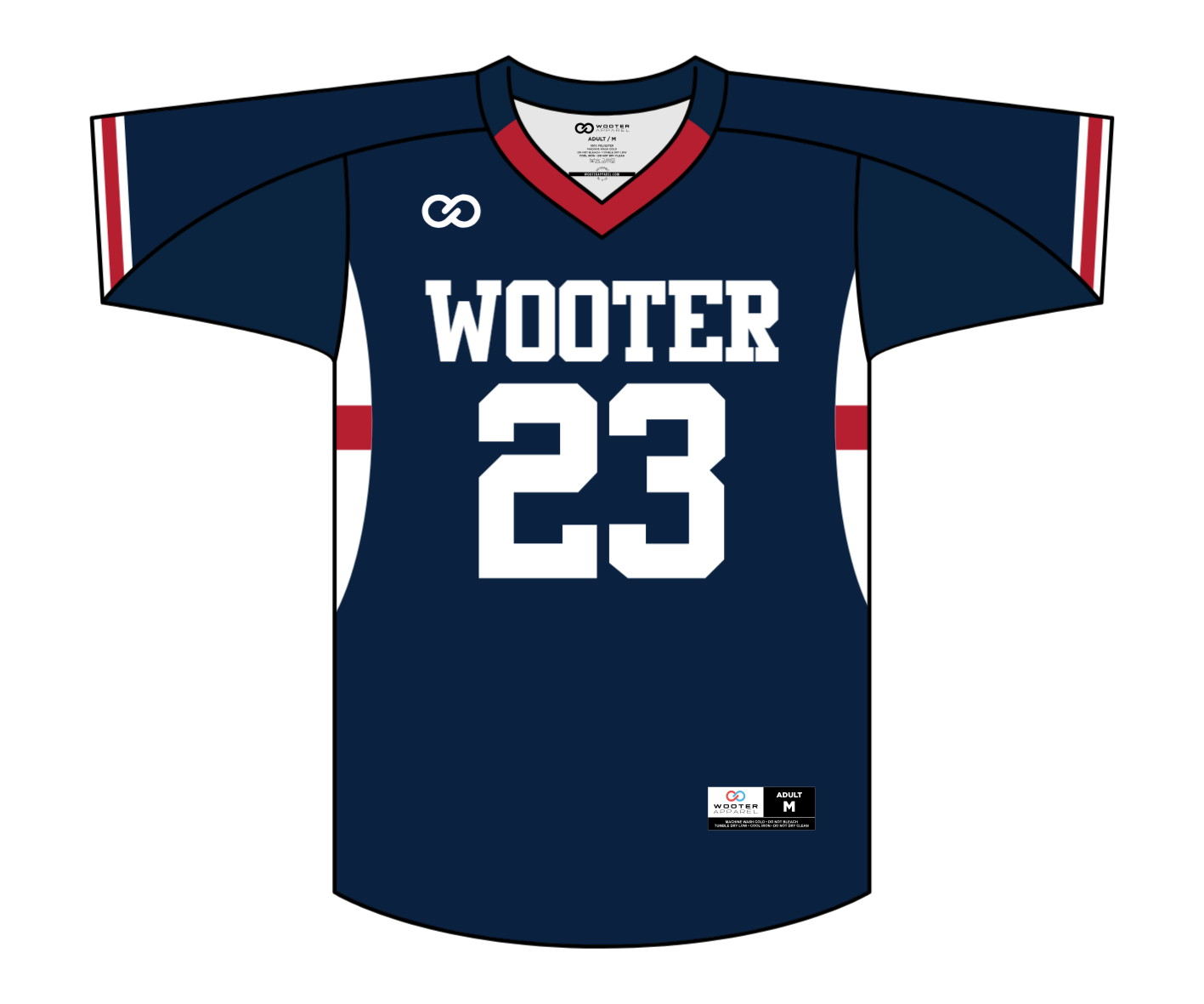 Custom Short Sleeve Lacrosse Jerseys - 003