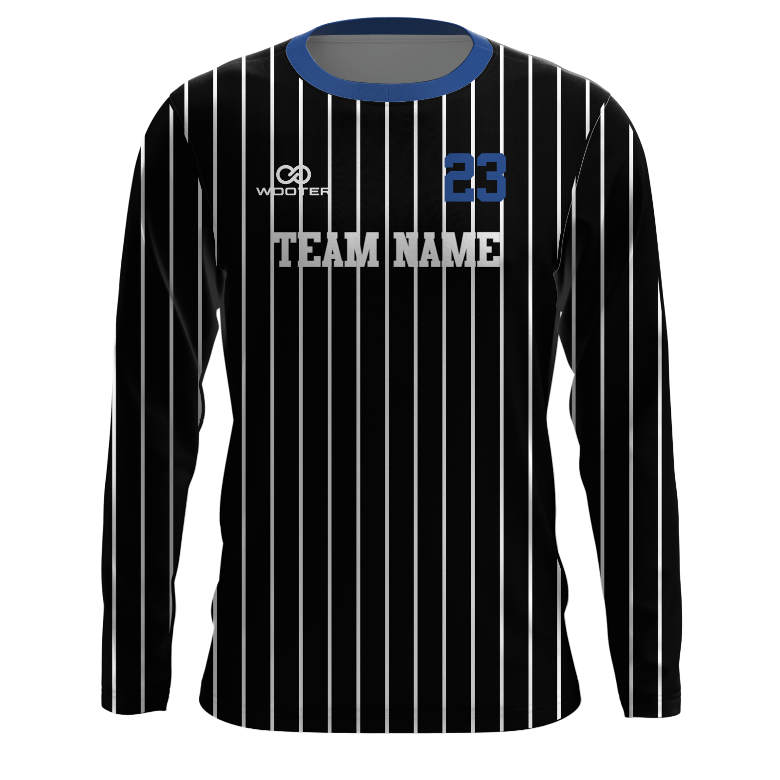 Custom Long Sleeve Esports Jerseys - 12 - Pinstripe