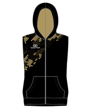Custom Sleeveless Zip-Up Hoodies - 006