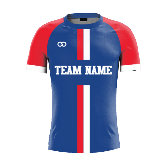 Custom Raglan Sleeve Crew Neck Soccer Jerseys - 02 - Striker