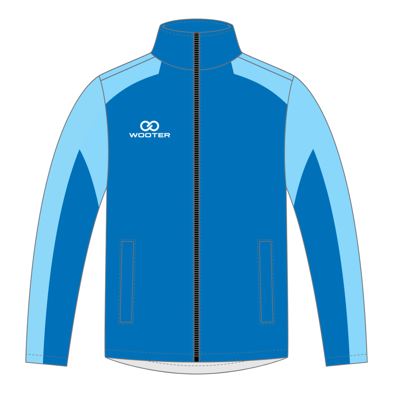 Custom Cuffless Warmup Jackets - 007