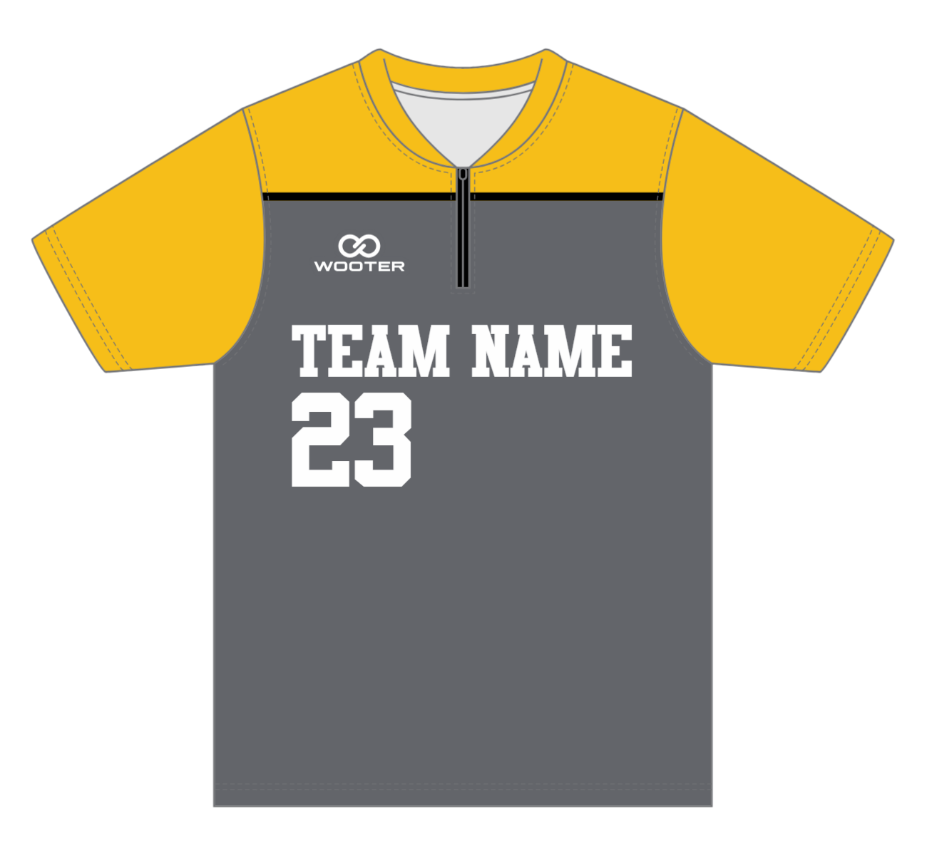 Custom ¼ Zip Short Sleeve Cage Jackets - 003