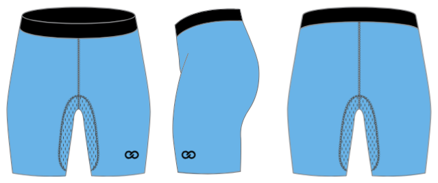 Custom Compression Shorts (Womens/Girls) - 01 - Plain