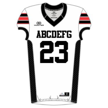 Custom Collegiate Football Jerseys - 004 - Stripes