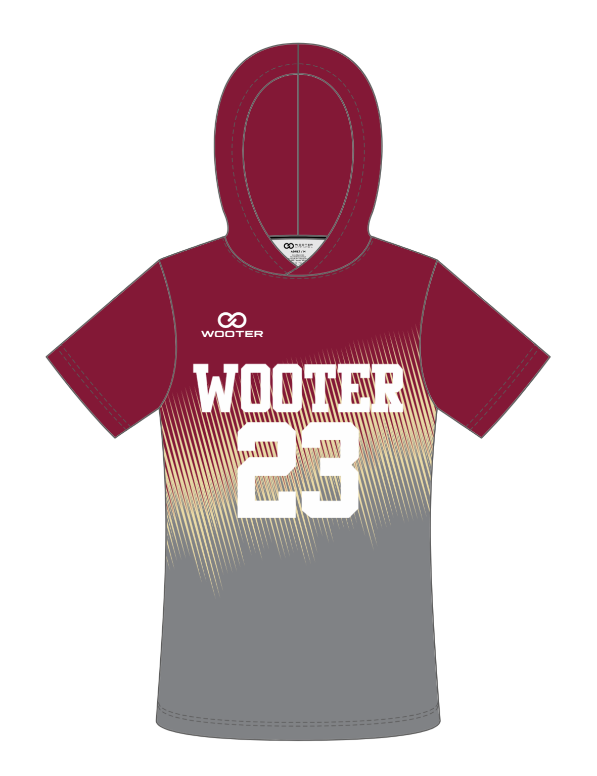 Custom Short Sleeve Hoodie Shooting Shirts - 013