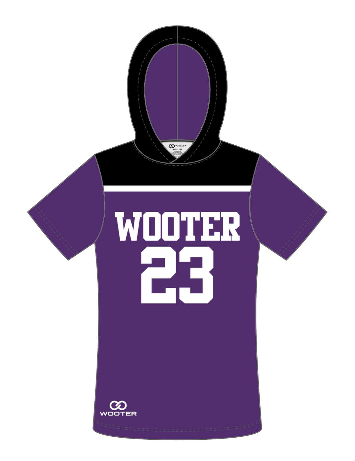 Custom Short Sleeve Hoodie Shooting Shirts - 003