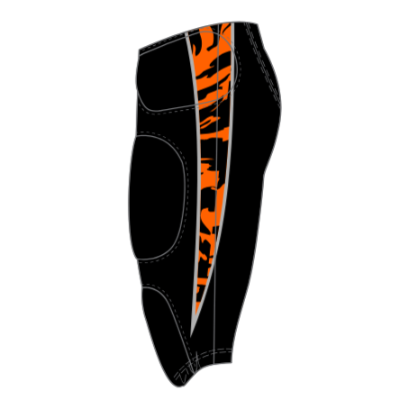 Custom Integrated Football Pants (Low Rise) - 010 - Tiger