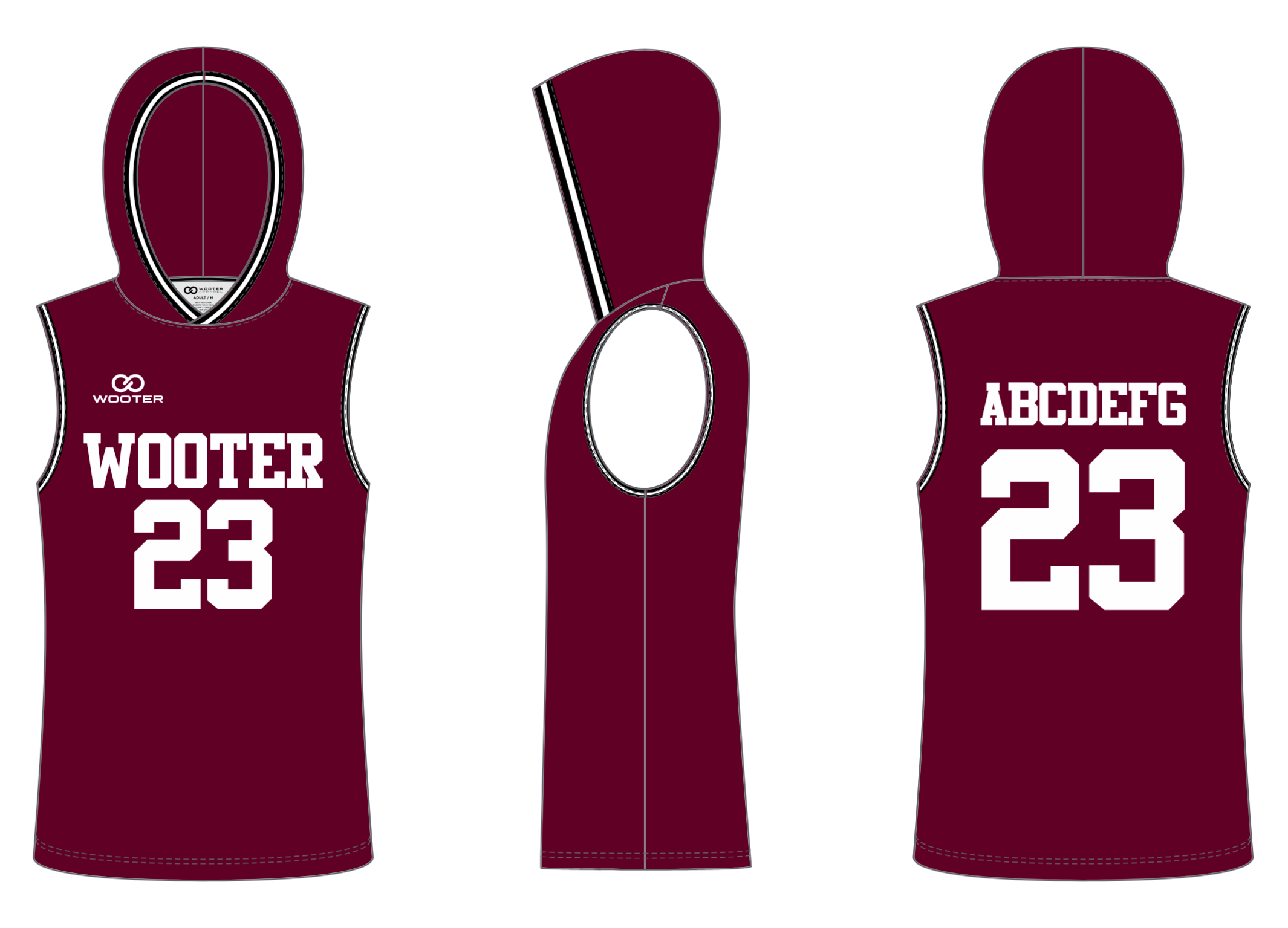 Custom Sleeveless Hoodie Shooting Shirts - 006