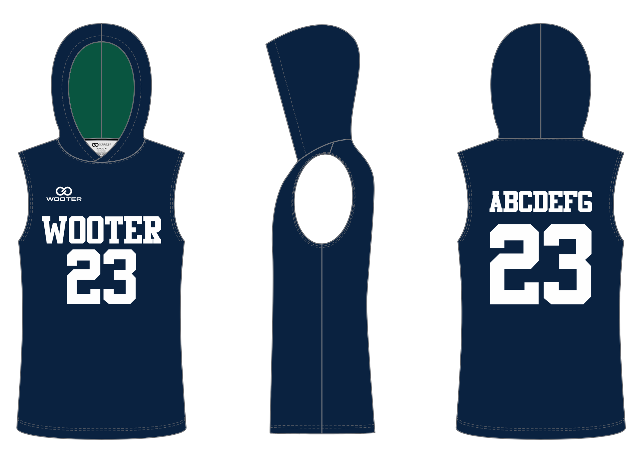Custom Sleeveless Hoodie Shooting Shirts - 001