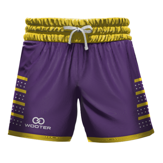 Custom Retro Basketball Shorts with Pockets - 04 - Warriors