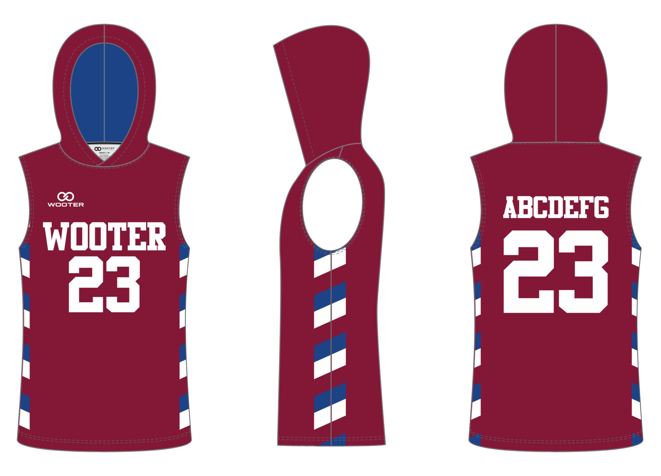 Custom Sleeveless Hoodie Shooting Shirts - 002