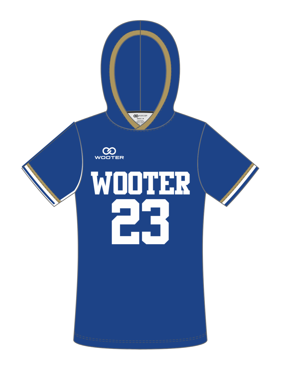 Custom Short Sleeve Hoodie Shooting Shirts - 010