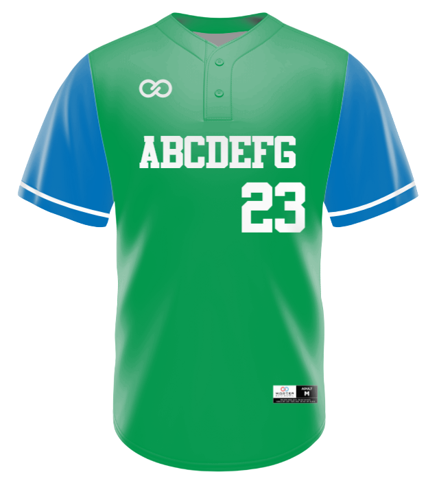 Custom 2-Button Baseball Jerseys - 01 - Plain
